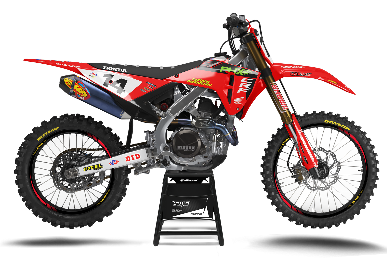 Kit graphique de connexion d'usine Honda Phoenix.