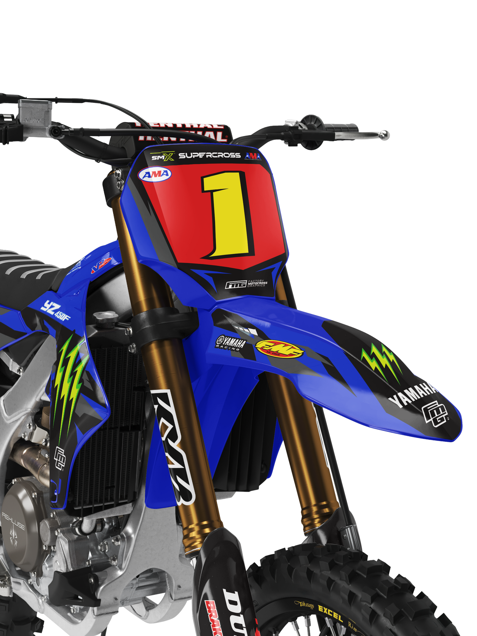 Factory Yamaha Graphics HD Edition Graphics Kit.