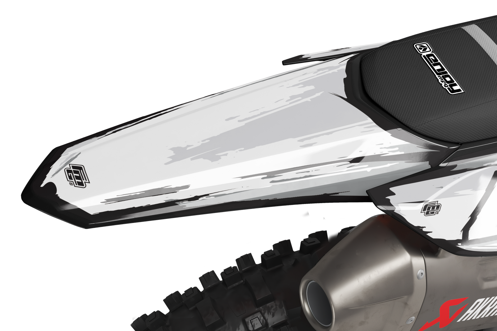 Honda 2025 TOON ZWART-WIT GRAFISCHE KIT.