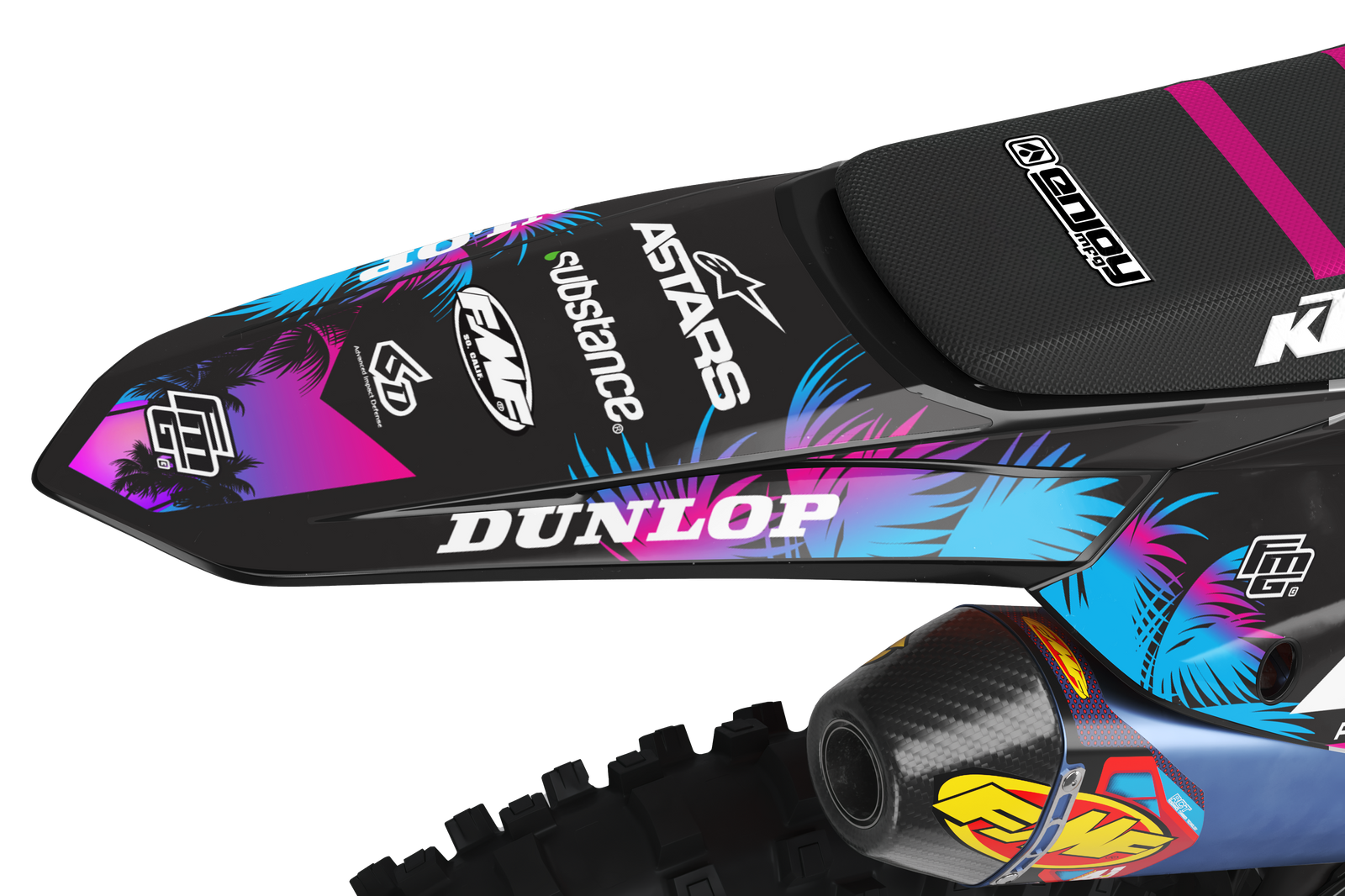 Fits KTM Miami Vice Factory Graphics Kit