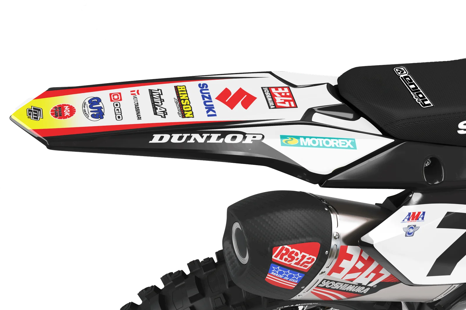 Kawasaki2024 James Stewart Replica Graphics Kit