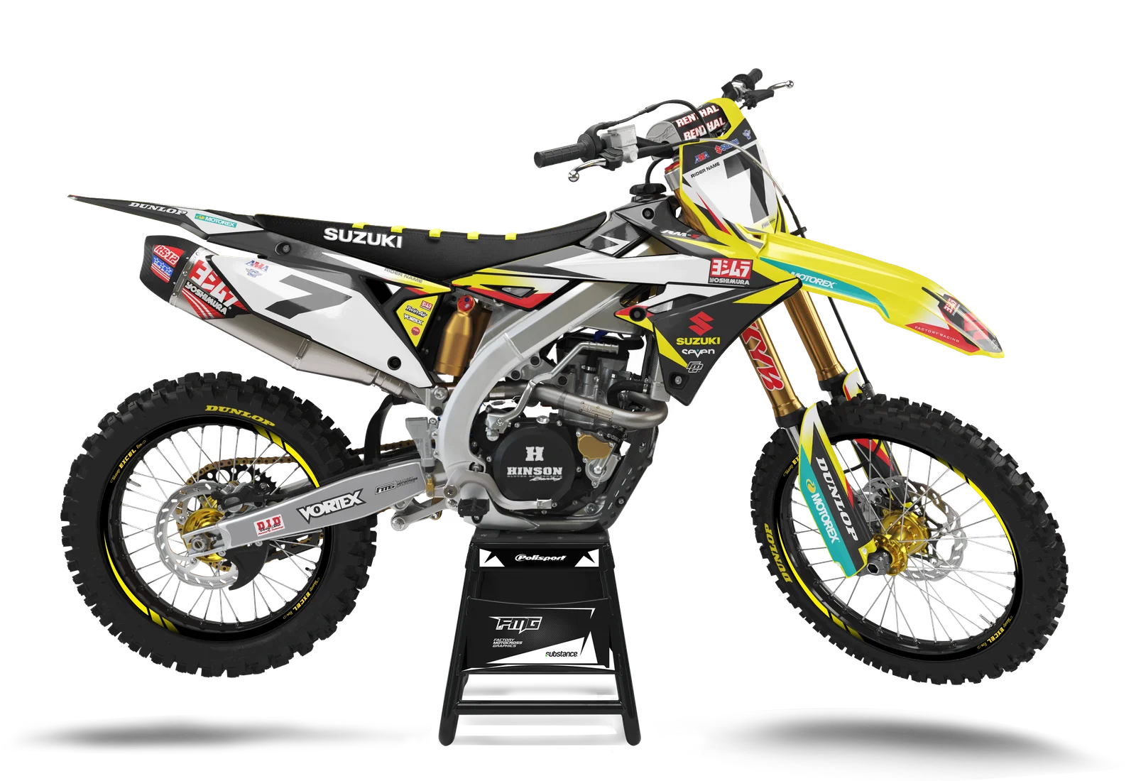 Kawasaki2024 James Stewart Replica Graphics Kit