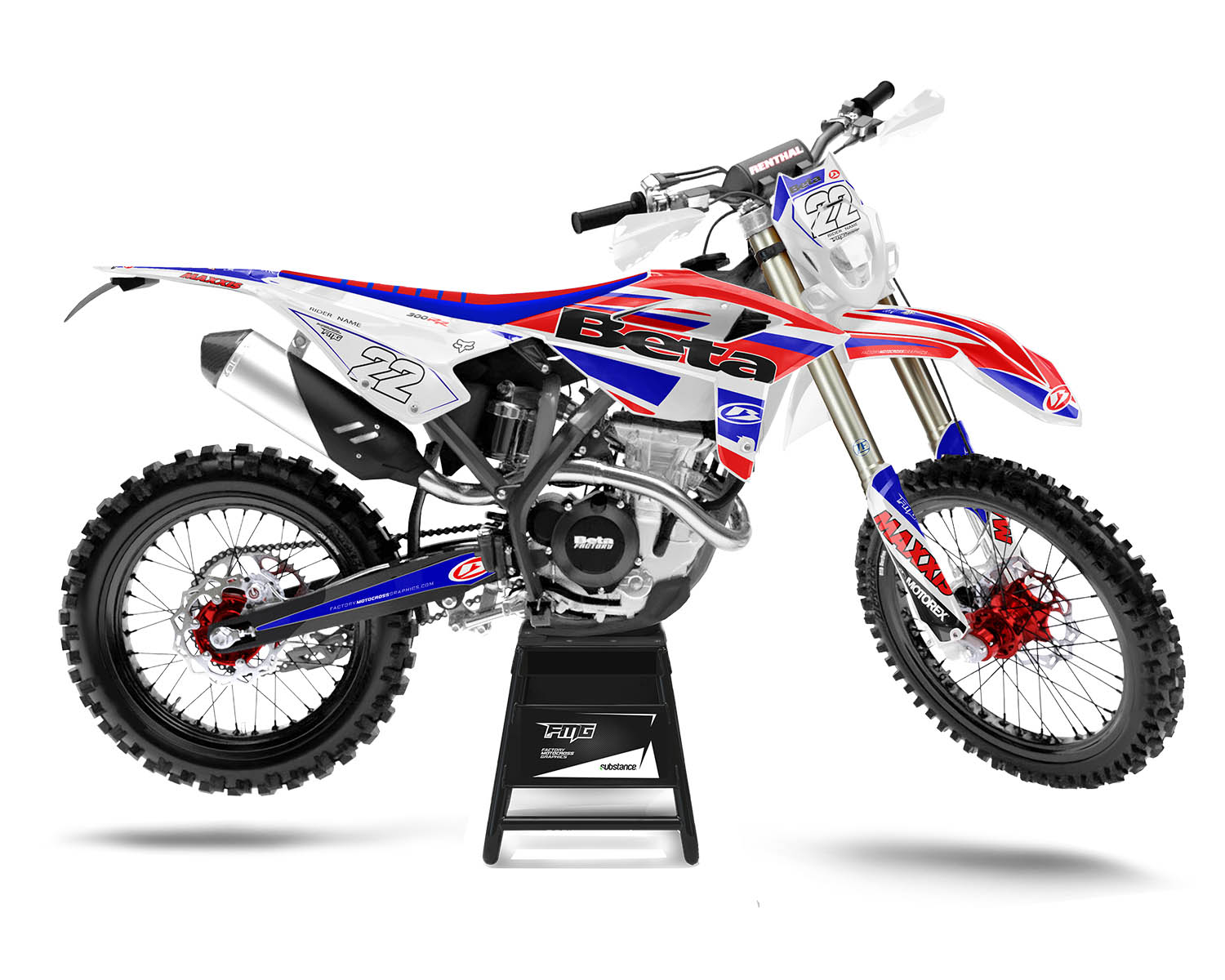 Beta RR 125 250 300 Enduro Graphics