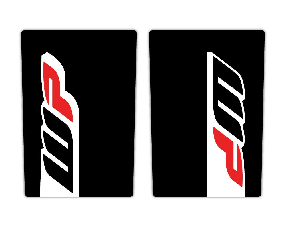 Black Upper Fork Decals