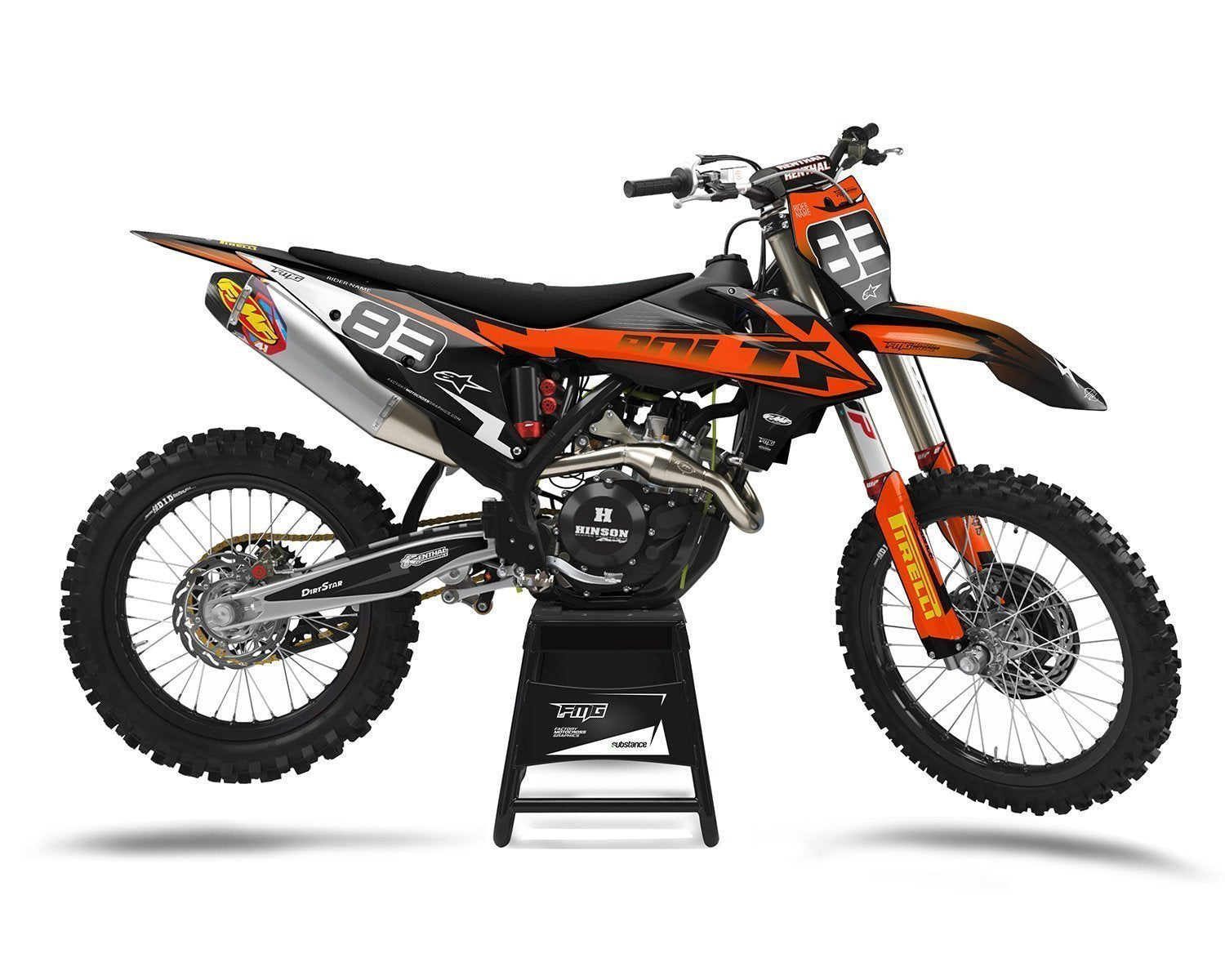 Fits KTM Motocross Graphics