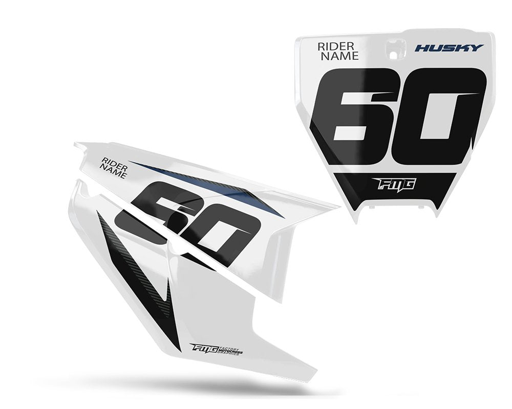 Husqvarna White Number Boards