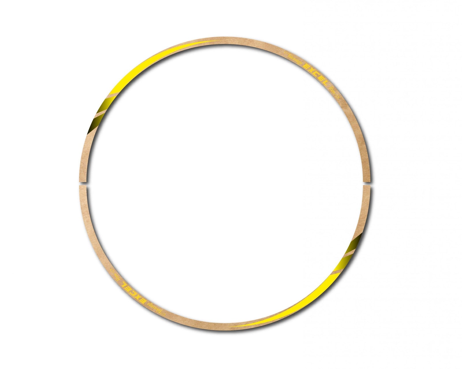 Clear Yellow Rim Tape Decal