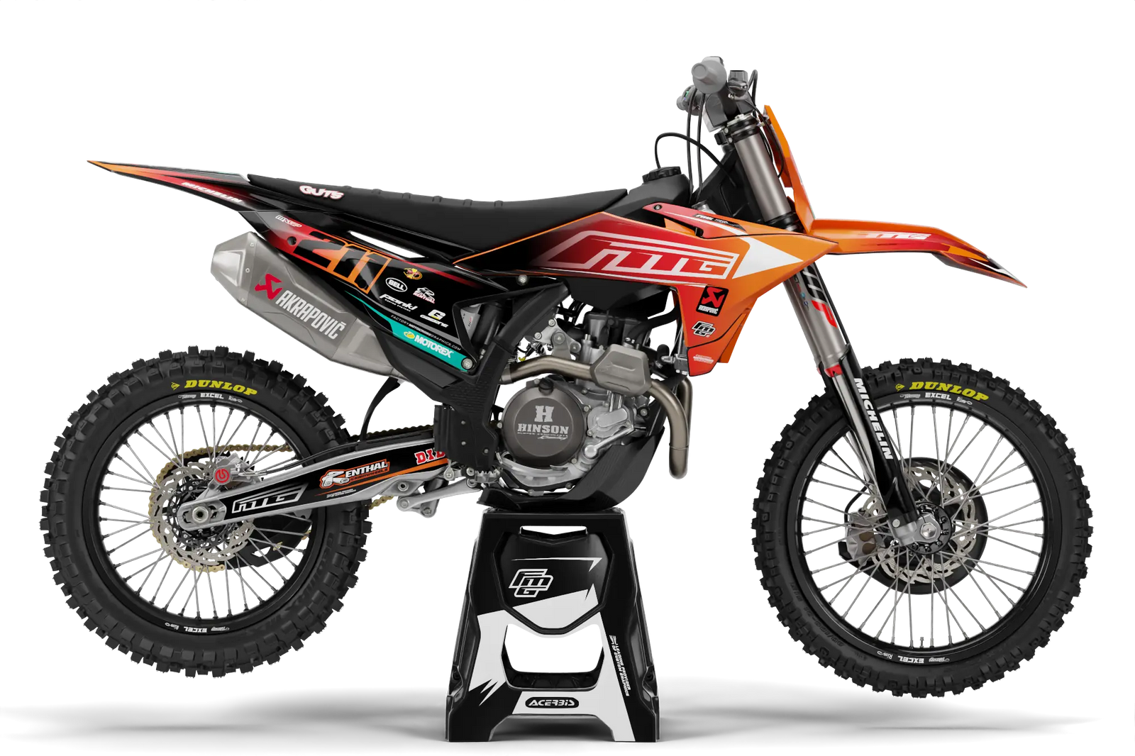 Past op KTM Predator Graphics Kit