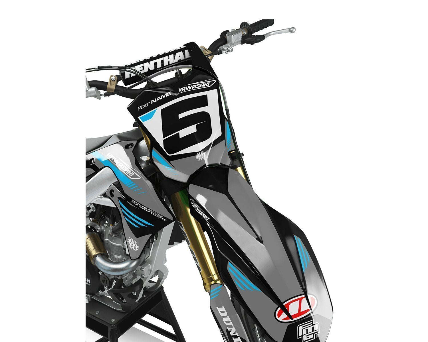 Kawasaki Black Force Graphics Kit
