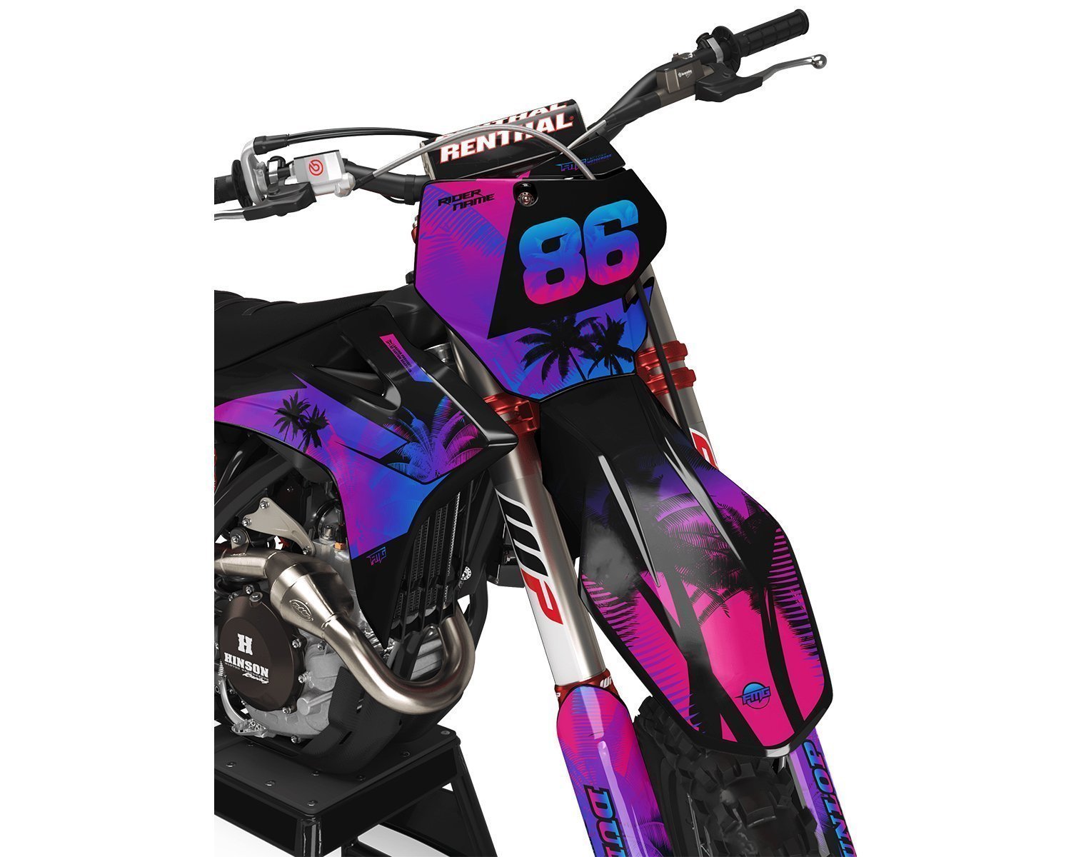 Kit graphique Gas Gas Black Palm
