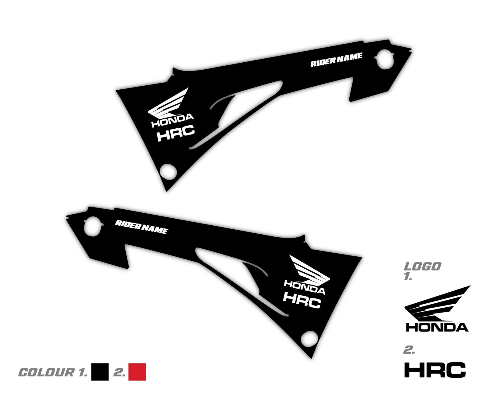 Custom Honda Air Box Decals