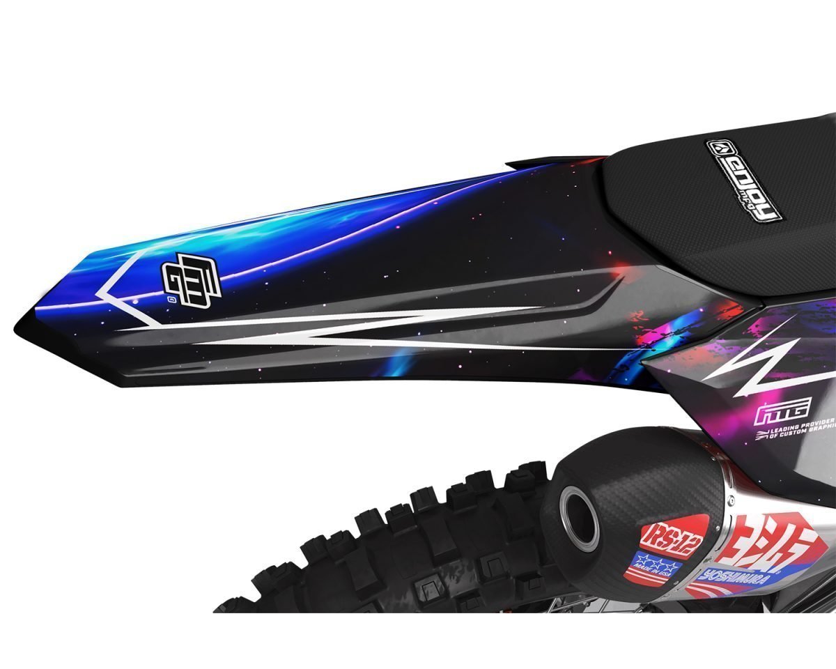 Honda CRF/CR Black Cosmic Graphics Kit