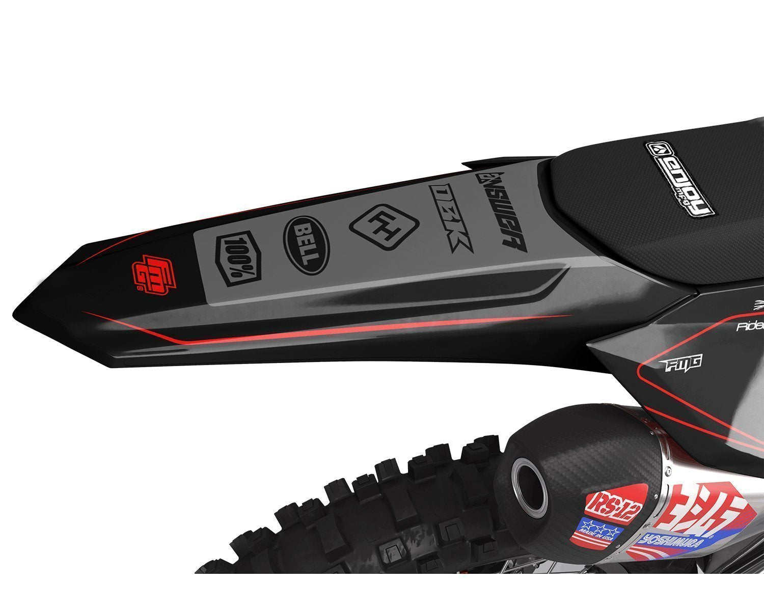 Kit graphique Honda Black Vader