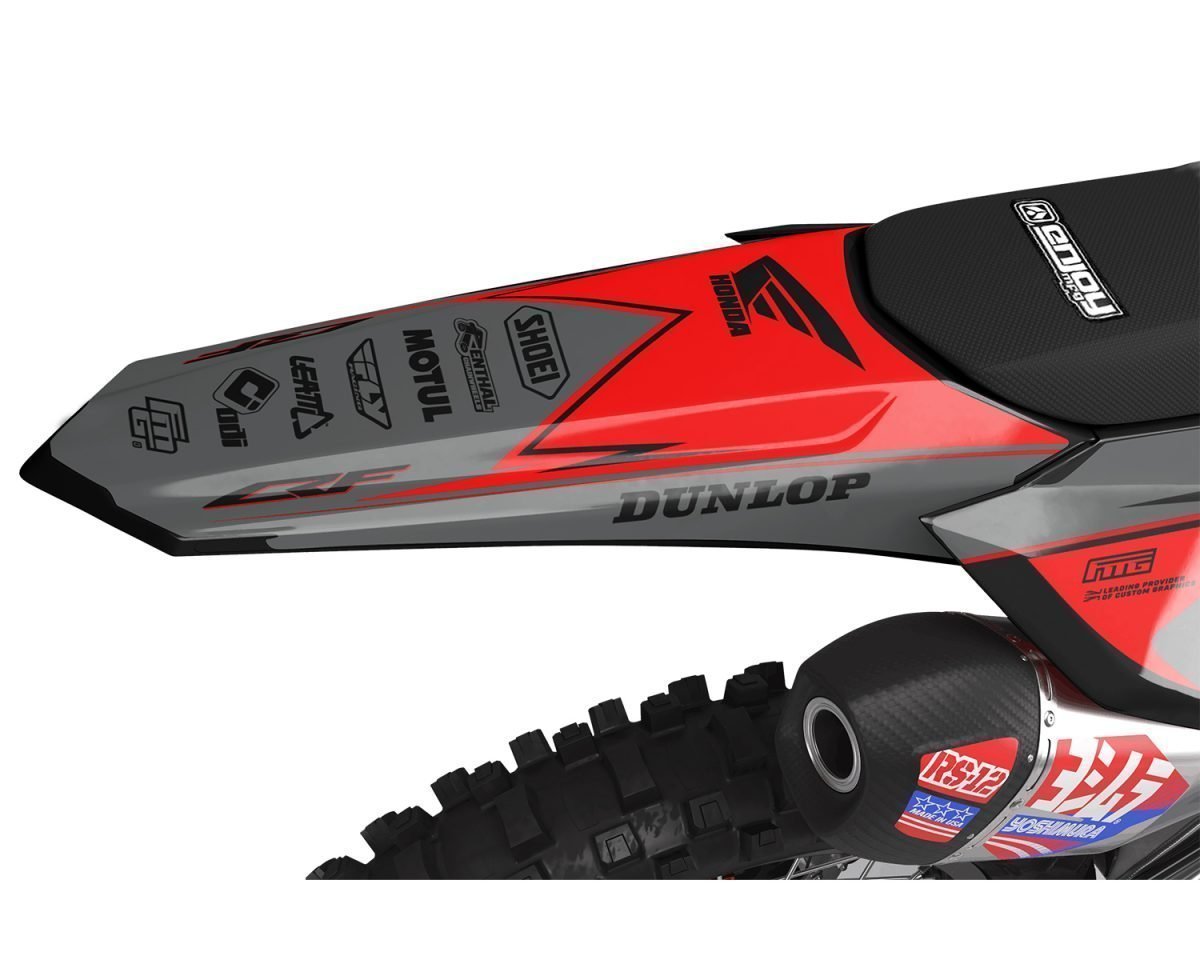 Honda CRF/CR Black Raptor Graphics Kit