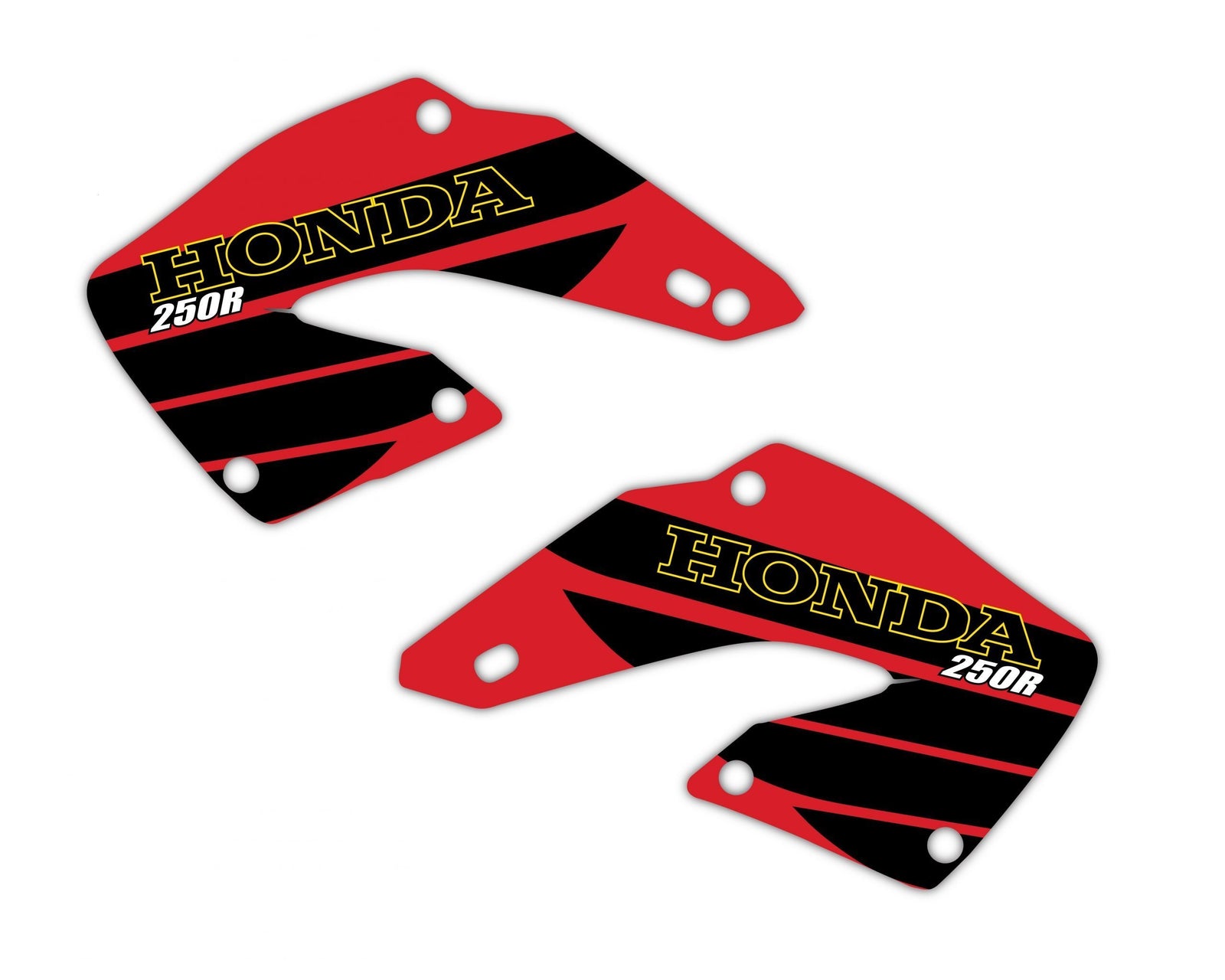 Honda Retro Radiator Shroud Graphics