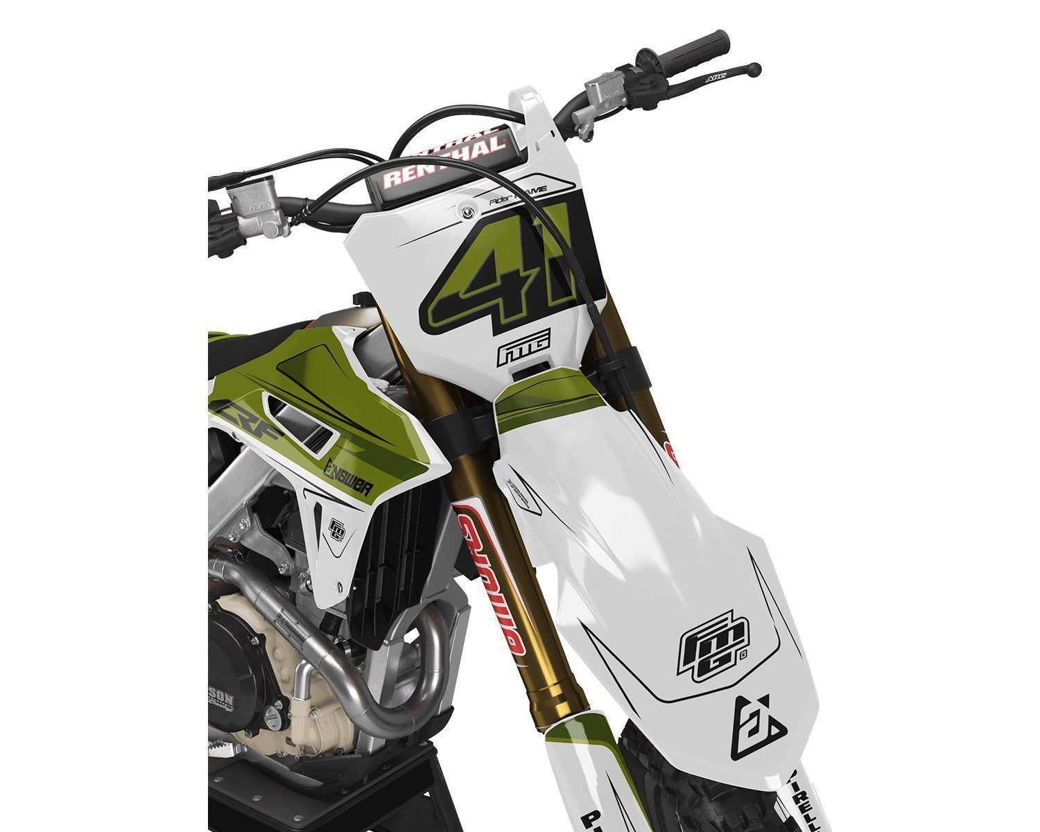 Honda CRF/CR Khaki Vader Graphics Kit