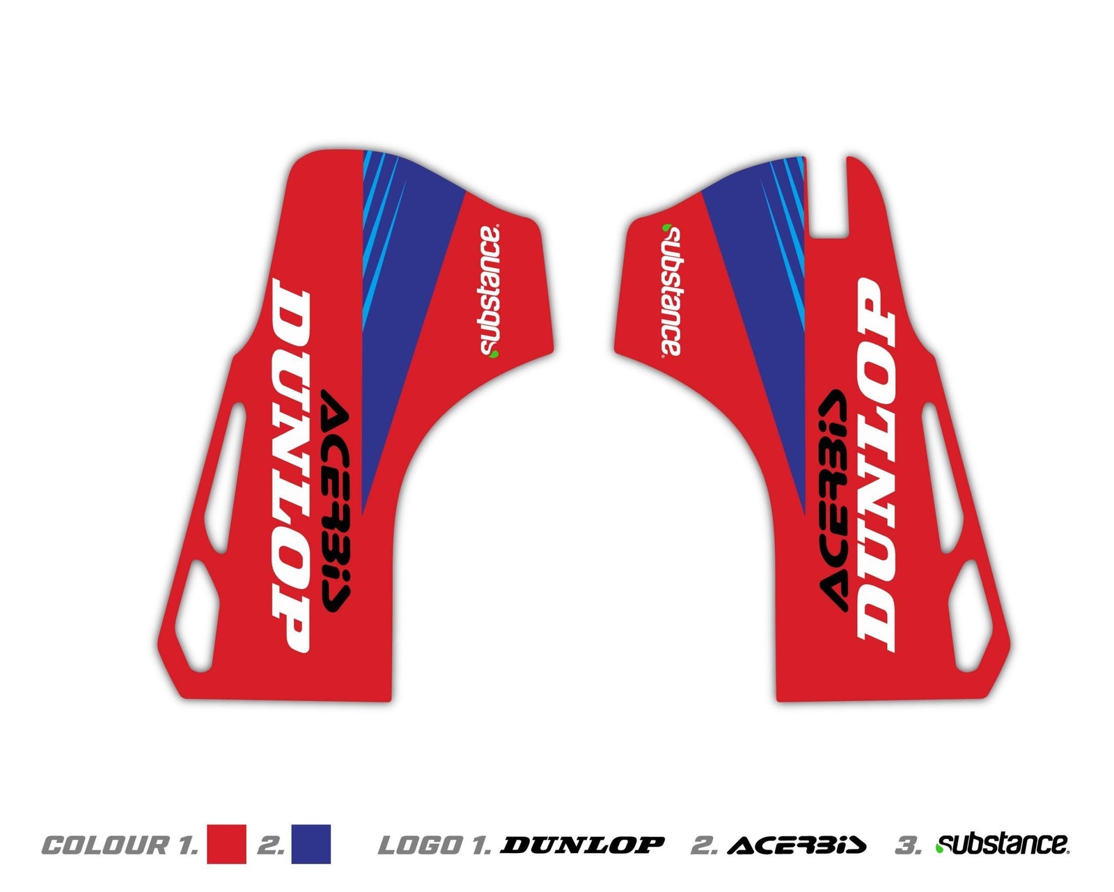 Honda Lower Fork Guard Graphic