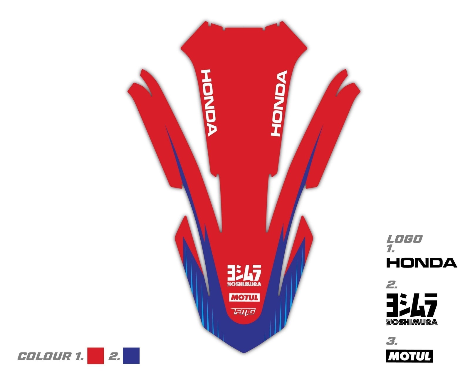 Honda CRF Fender Graphics