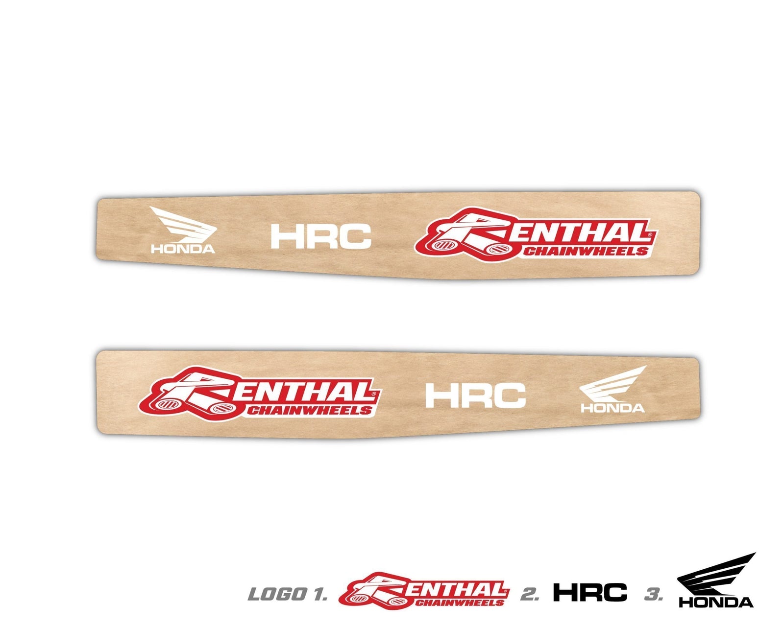 Clear Custom Honda Swing Arm Graphics