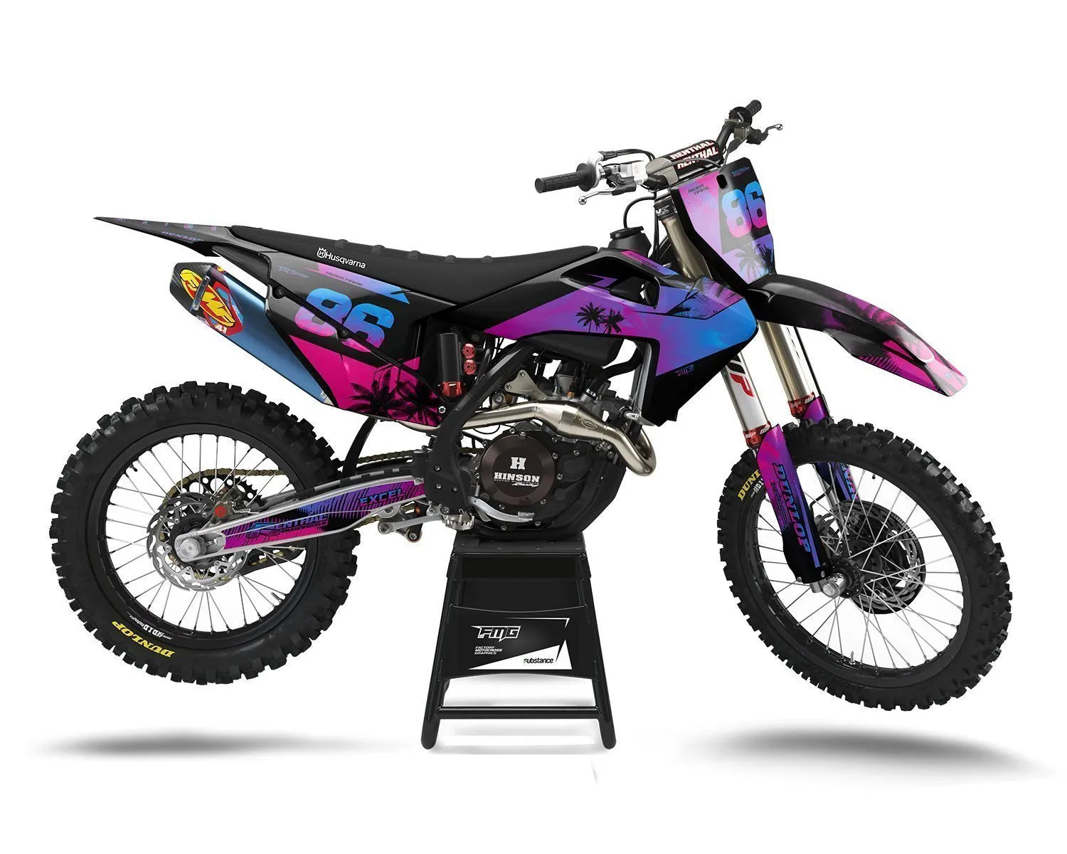 Husqvarna Black Palm Graphics Kit