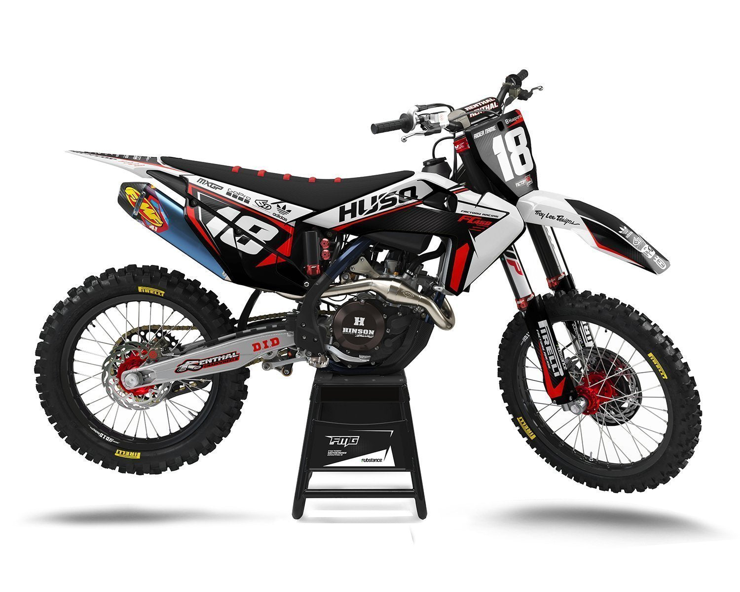 Custom Husky Dirt Bike Graphics