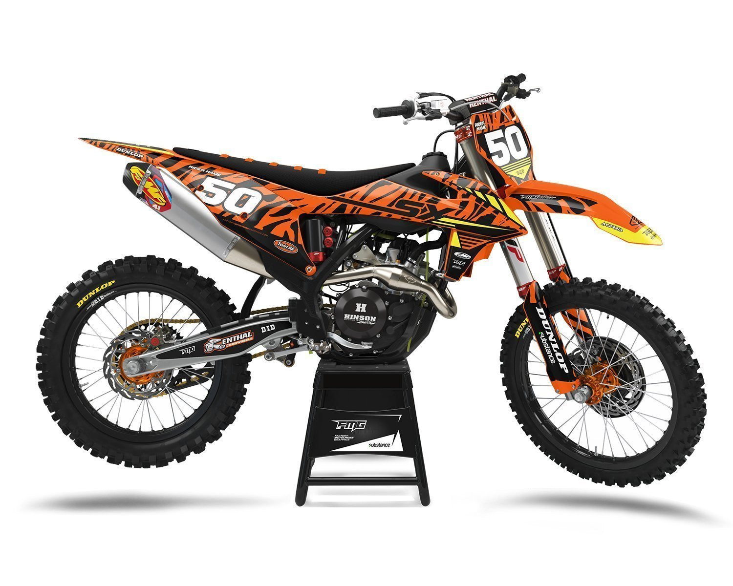 Custom Fits KTM Camo Decals