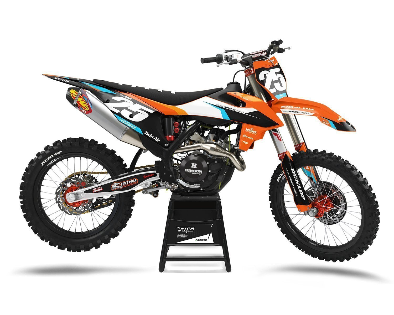 Fits KTM Custom Decals