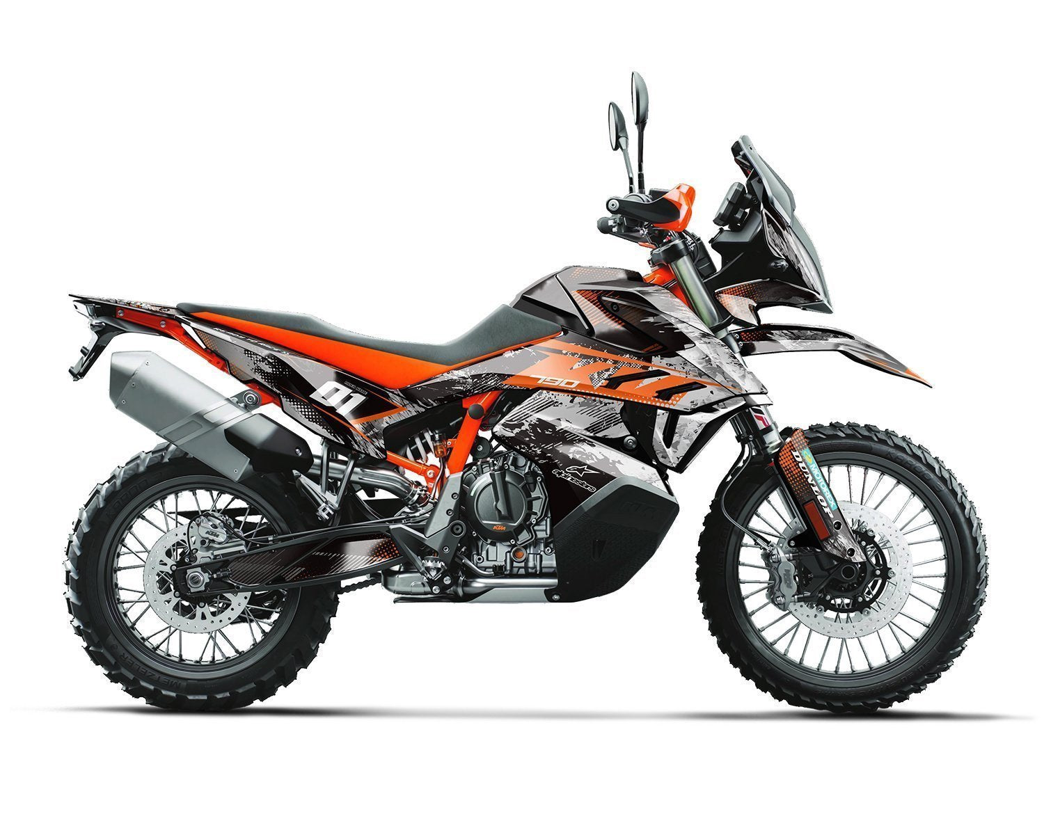 Compatible avec le kit graphique KTM SX / SXF Terrain Adventure