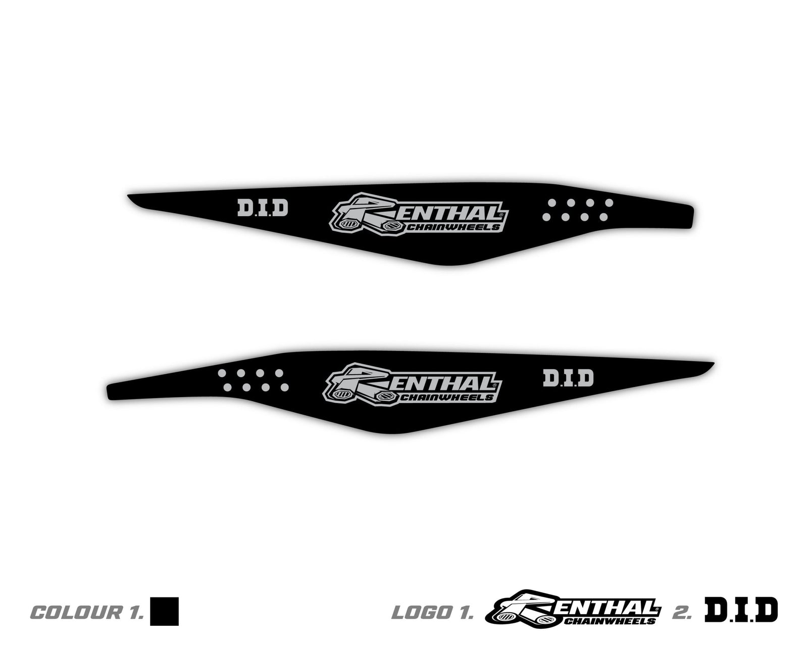 Fits KTM Black Swing Arm Decals