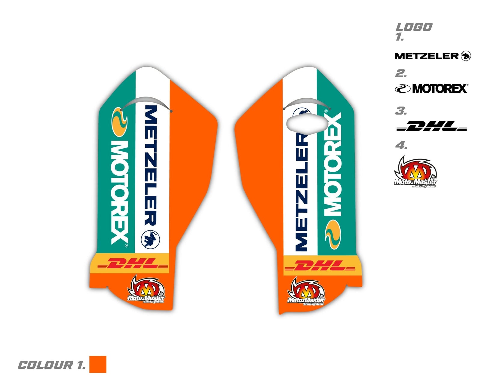 Factory Fork Stickers Fits KTM