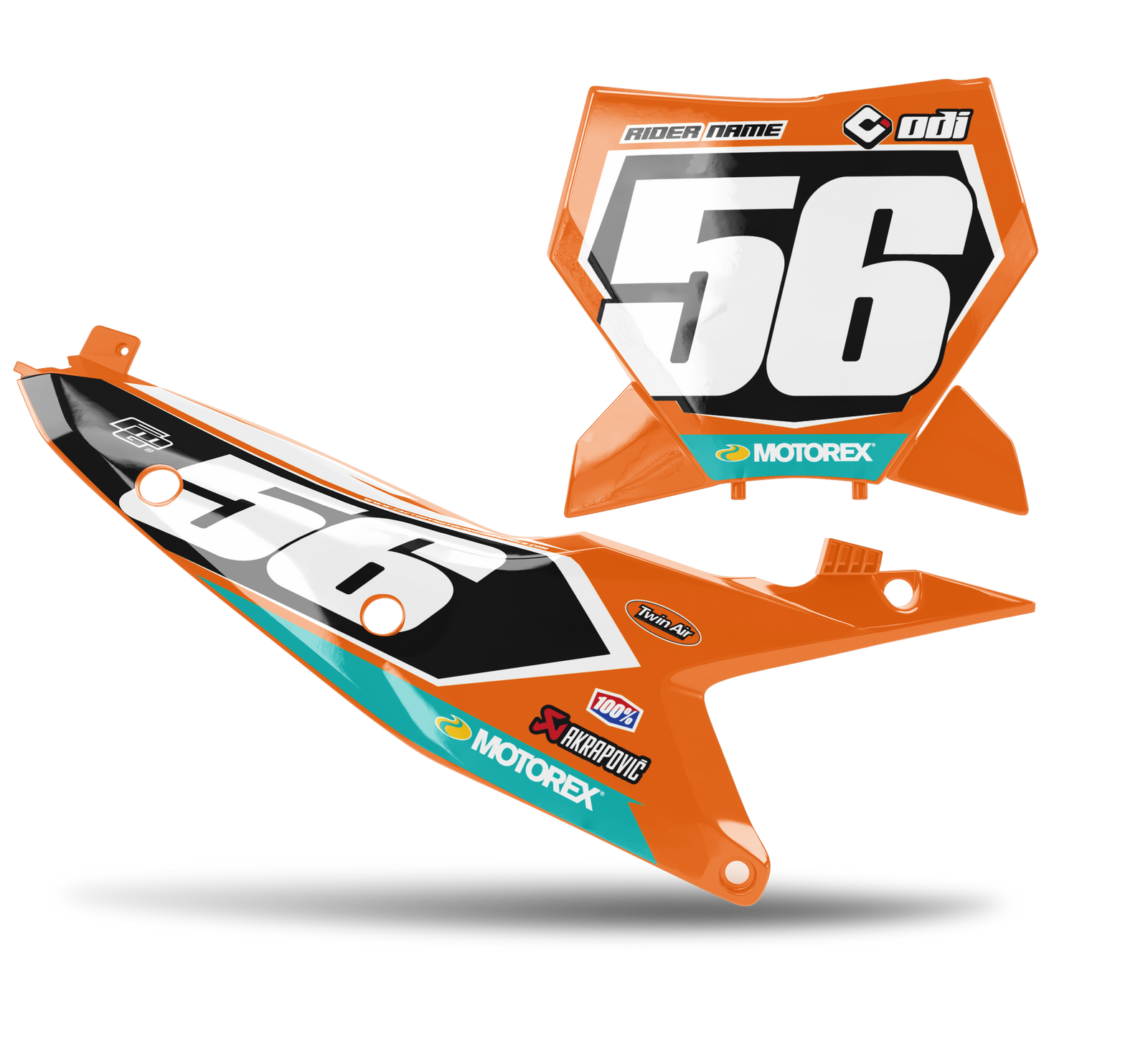 Fits KTM Fusion Orange Factory Backgrounds