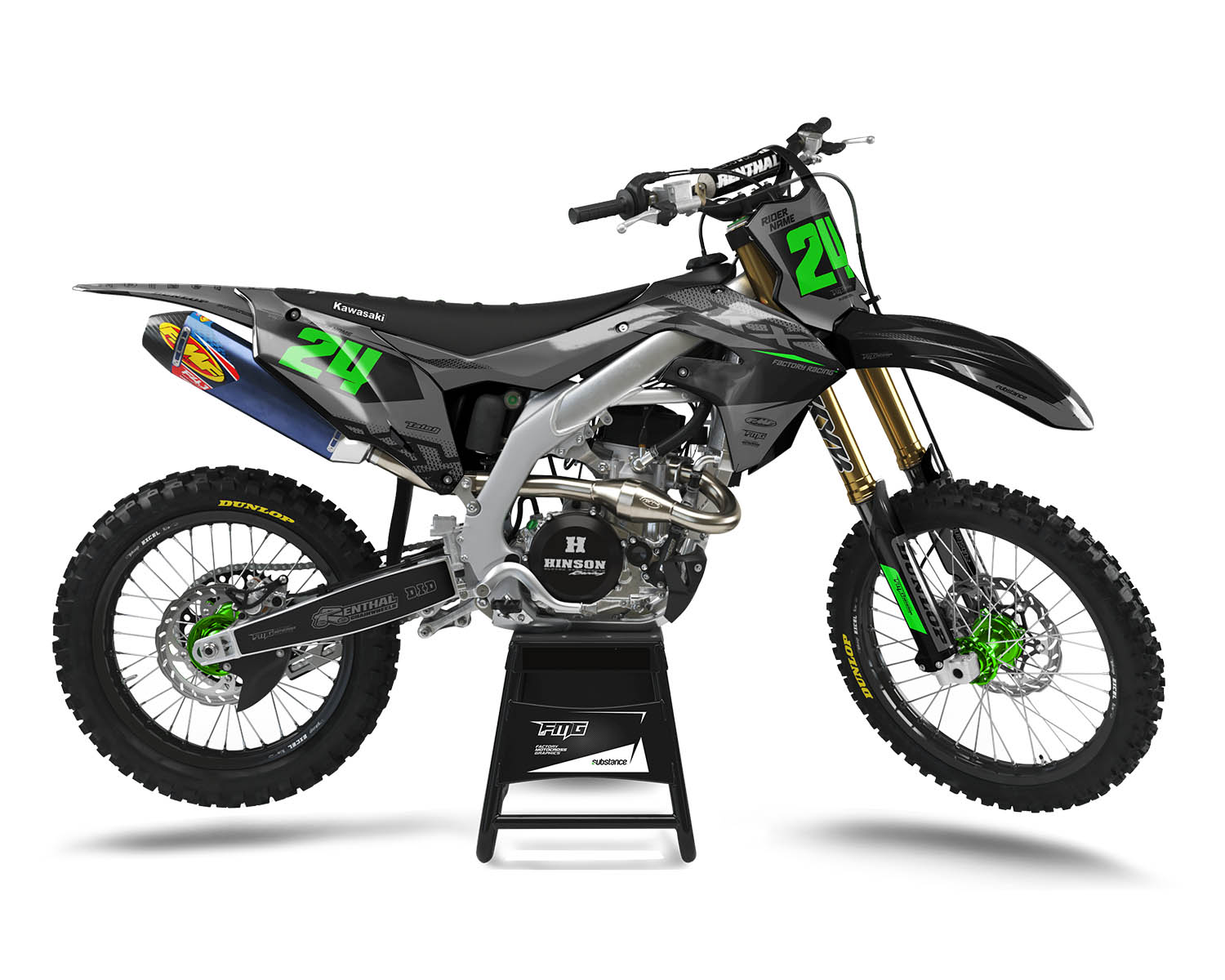 KXF250 KZF450 KX65 KX85 Mx Decal Stickers