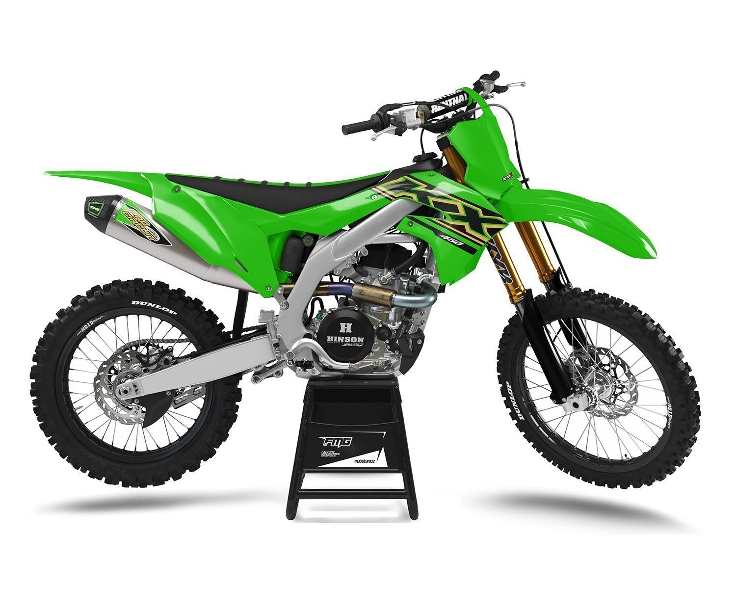 Kawasaki KXF OEM Graphics