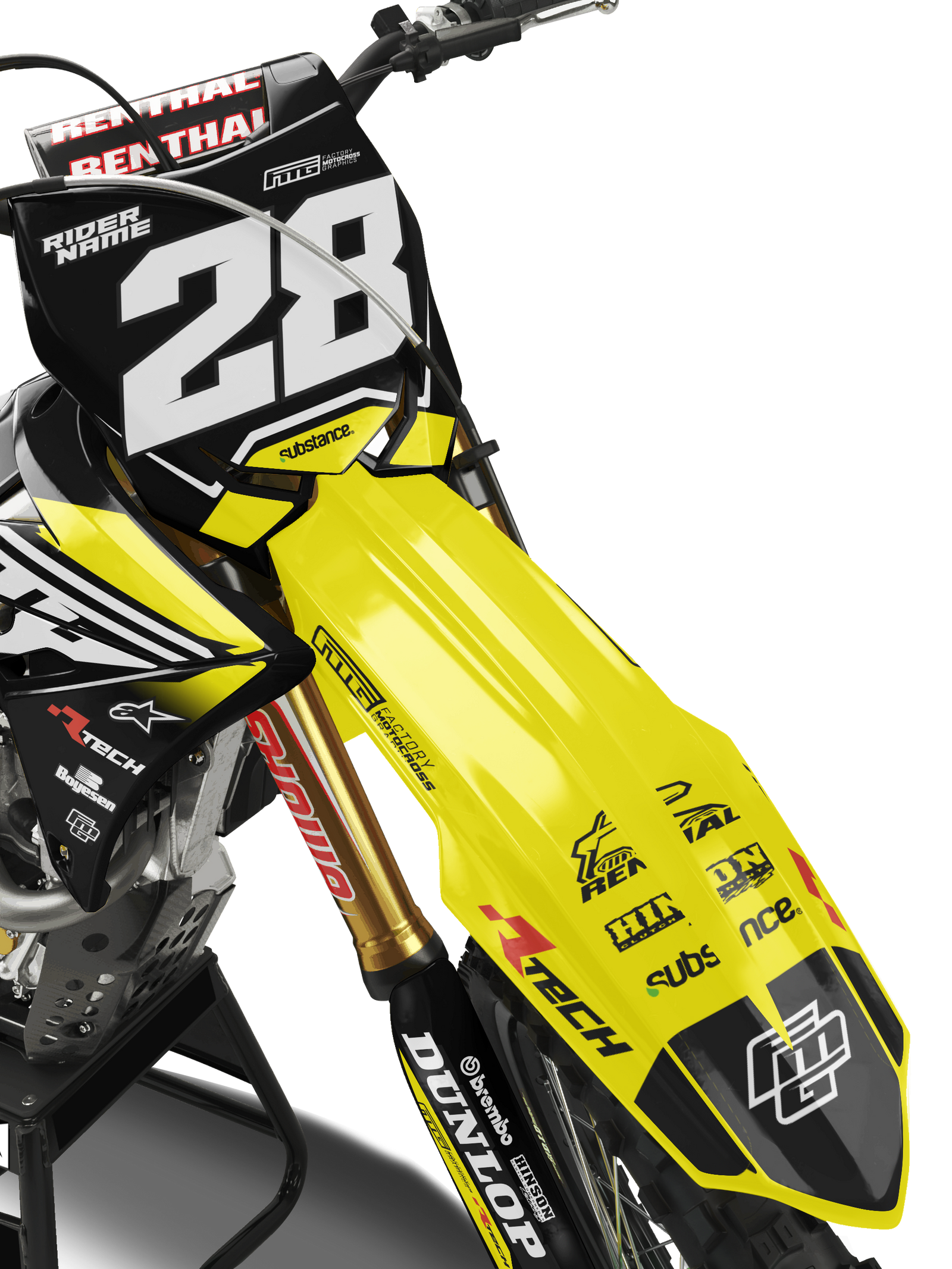 Suzuki Hybrid Factory Graphics Kit