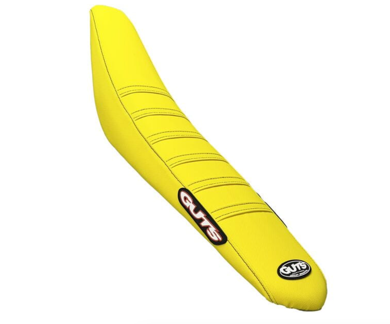 Guts Suzuki Yellow Ribbed Seat Cover