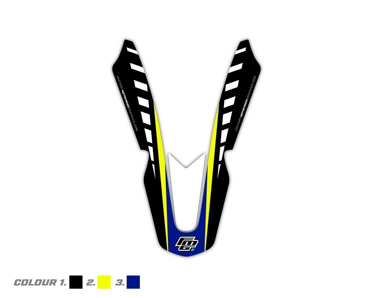 Sherco Front Mudgaurd Sticker