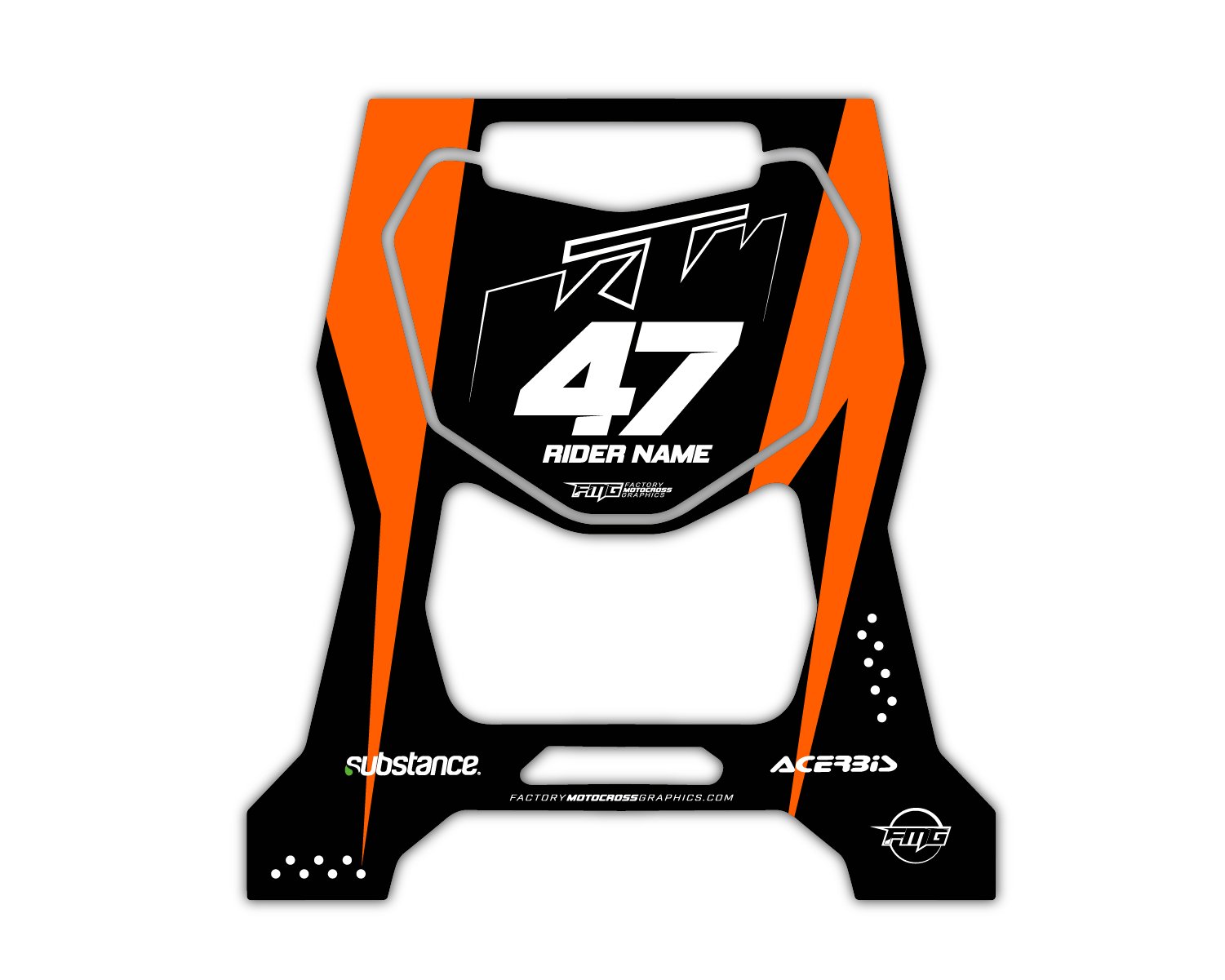 Custom KTM Stand Decals