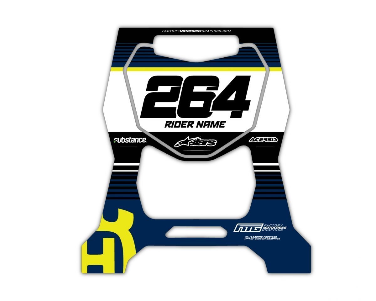 Acerbis 711 Black Stand Full Graphic