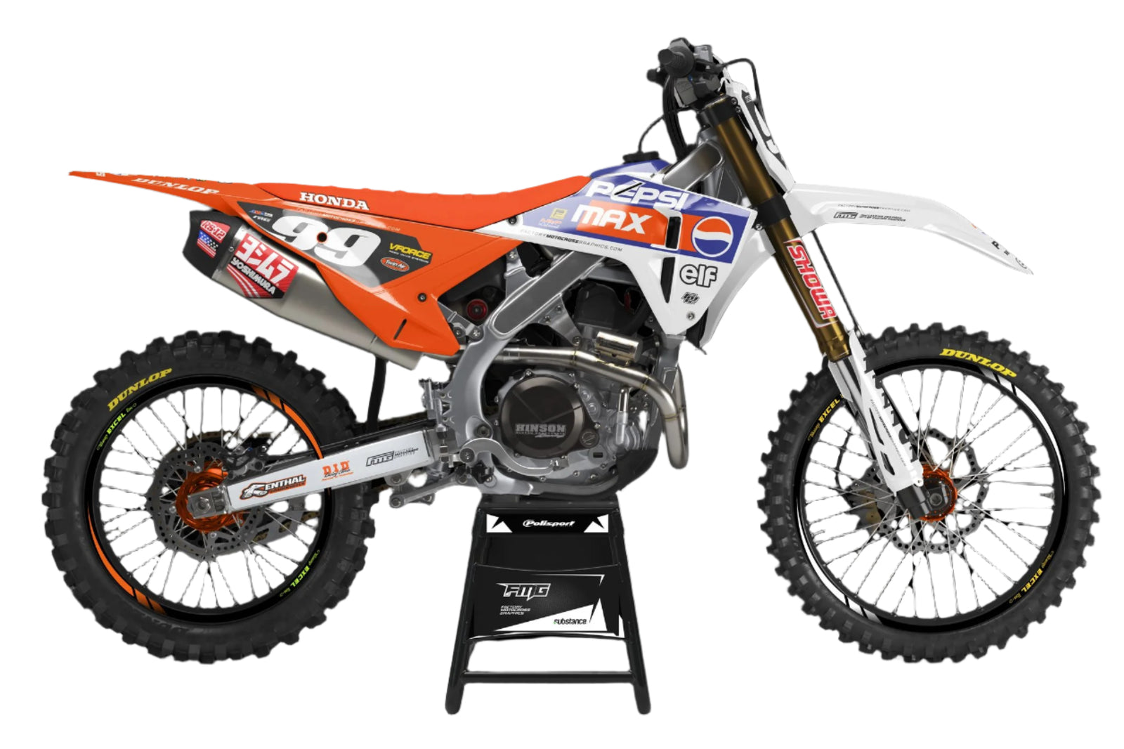Honda CRF/CR Elf Evo Graphics Kit