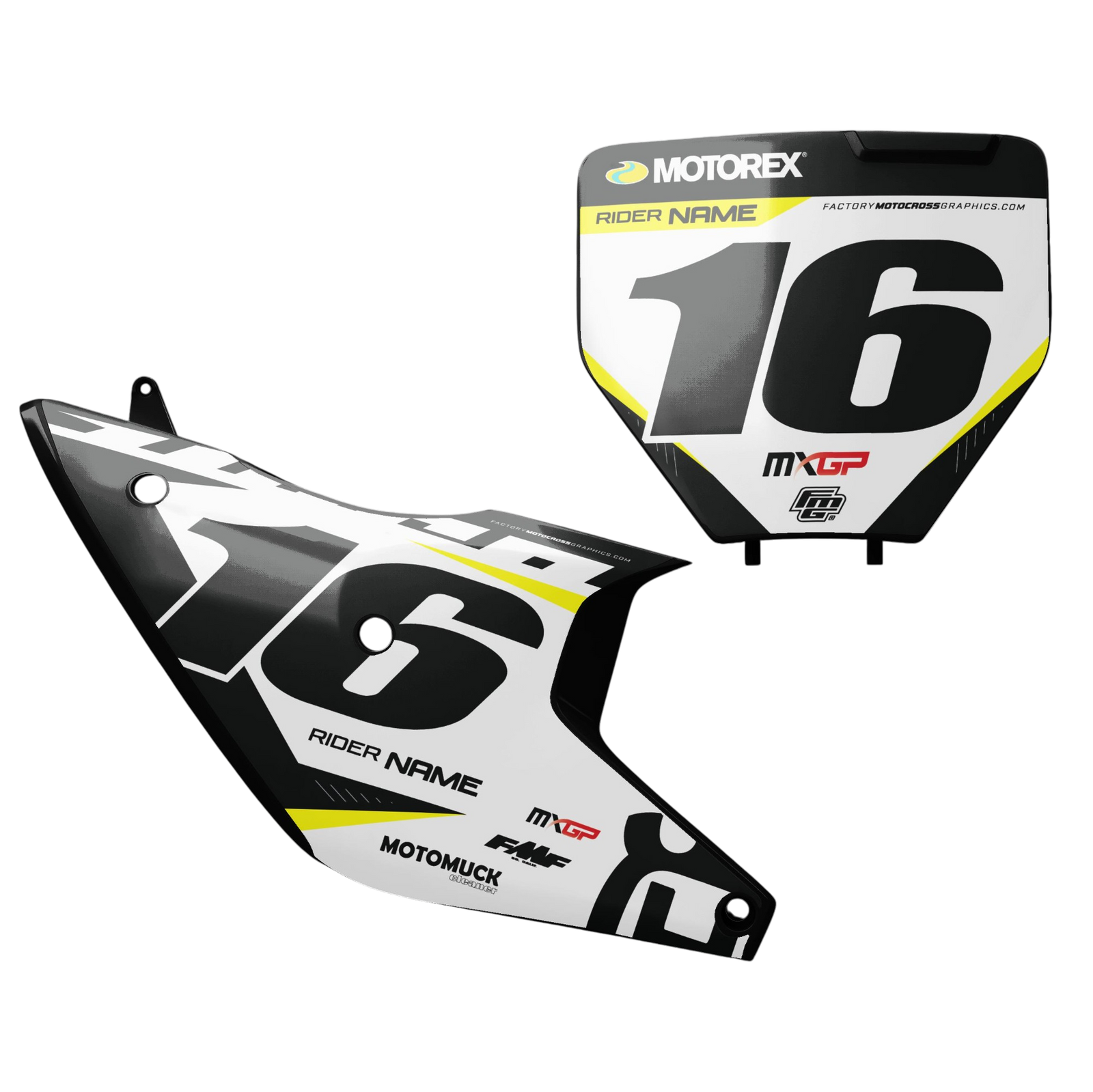 HUSQVARNA TC / FE MXGP White Backgrounds Factory Motocross Graphics