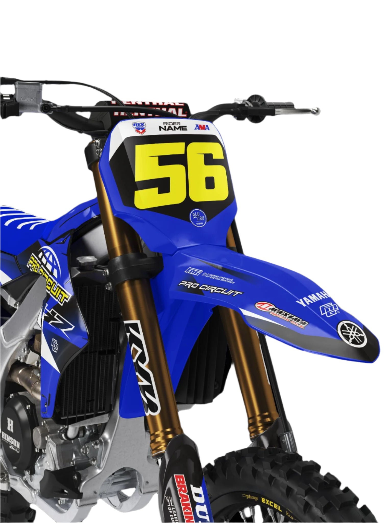Yamaha Pro Circuit Factory Graphics Kit