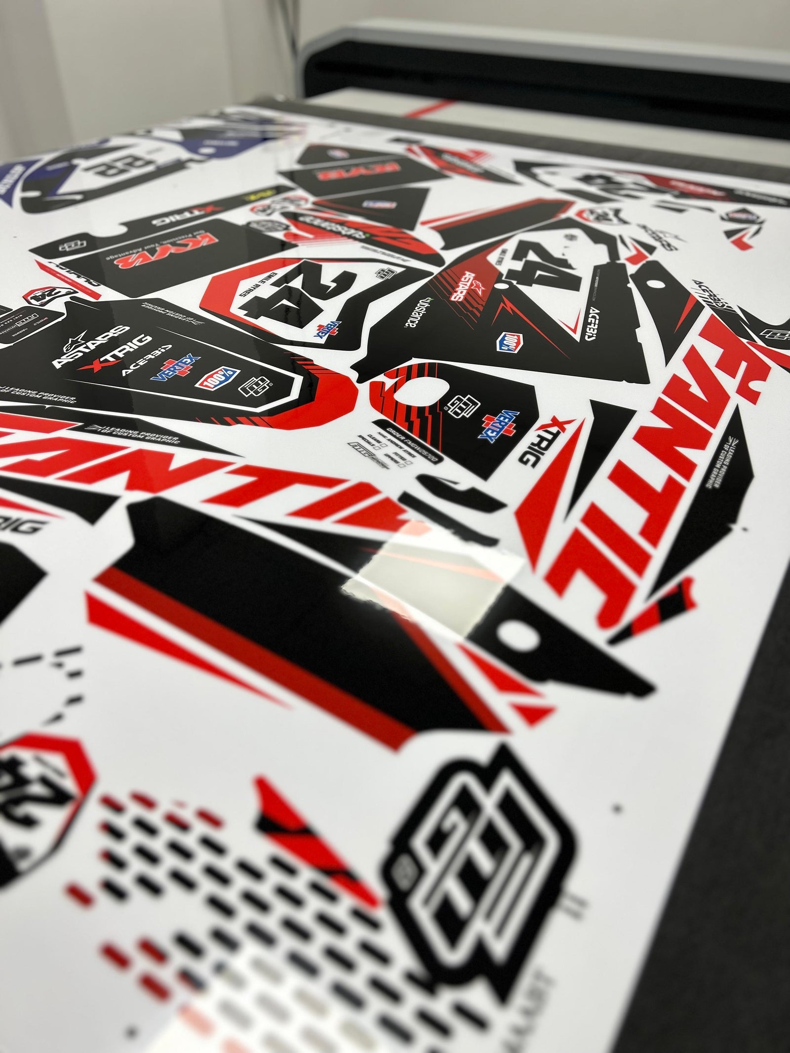 Fantic Ambition Black Factory Graphics Kit