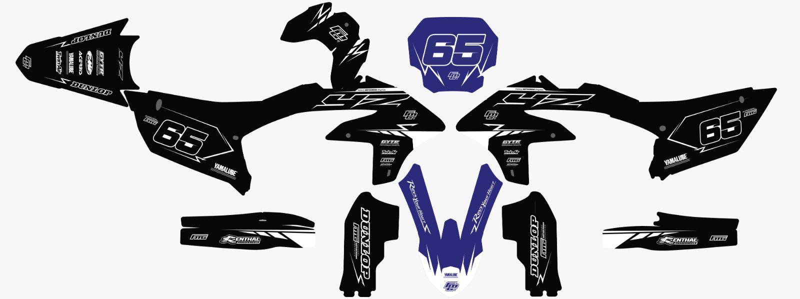 Yamaha Black Sabre Graphics Kit