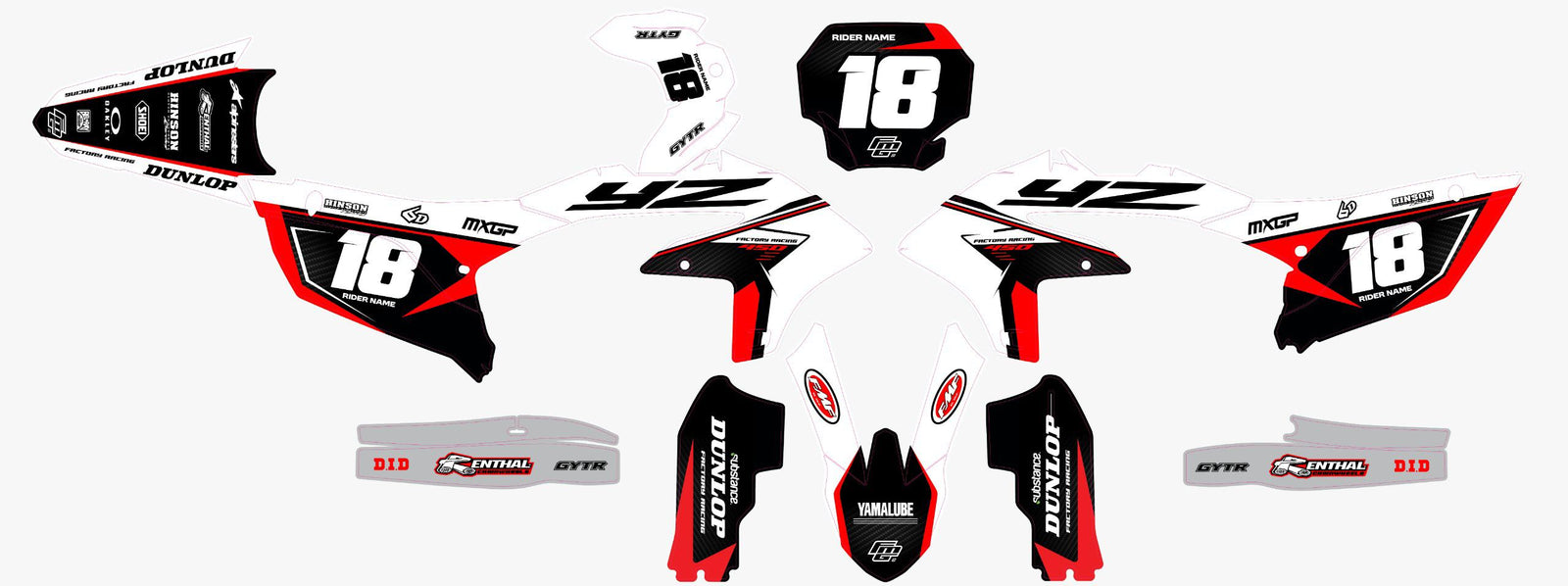 Yamaha Magna Black Graphics Kit