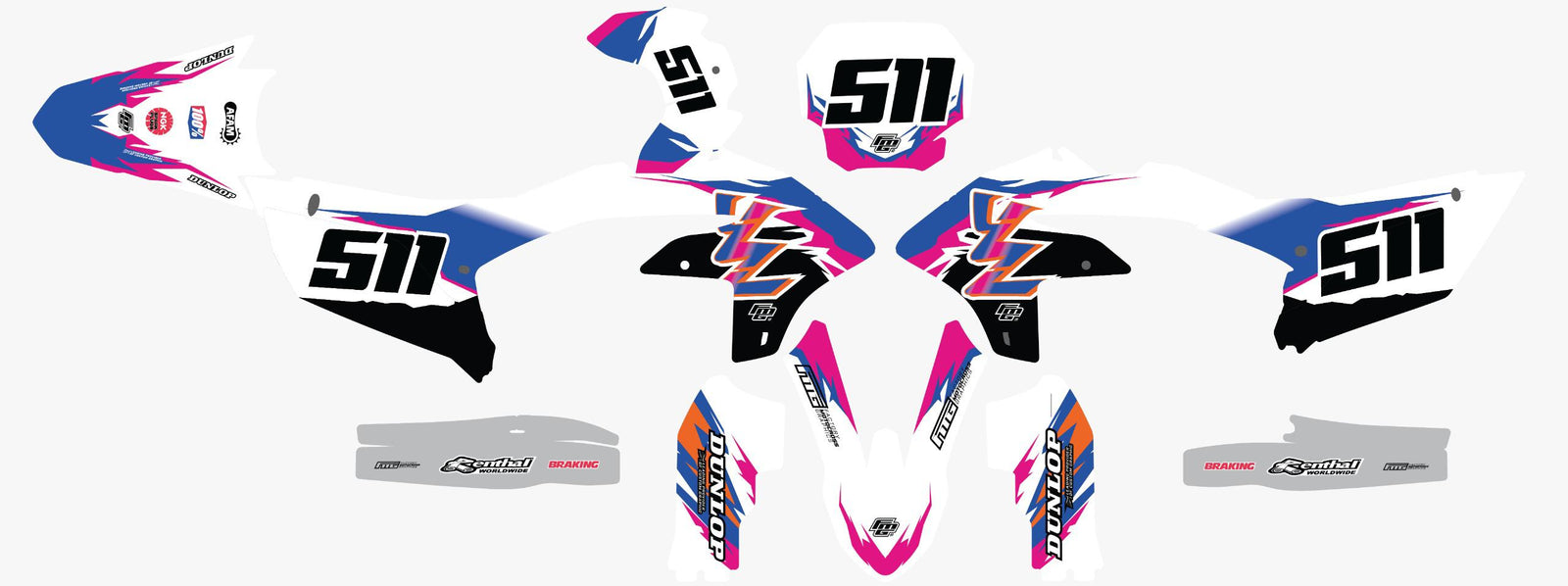 Yamaha Anniversary Factory Graphics Kit
