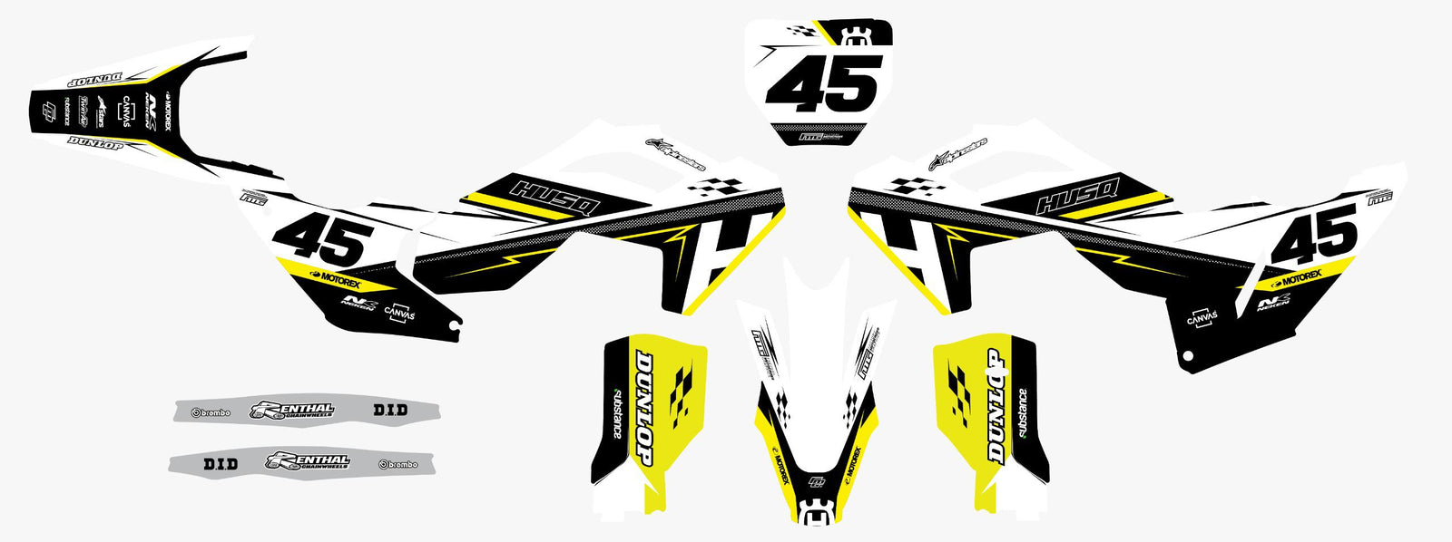 Husqvarna Champion Black Graphics Kit