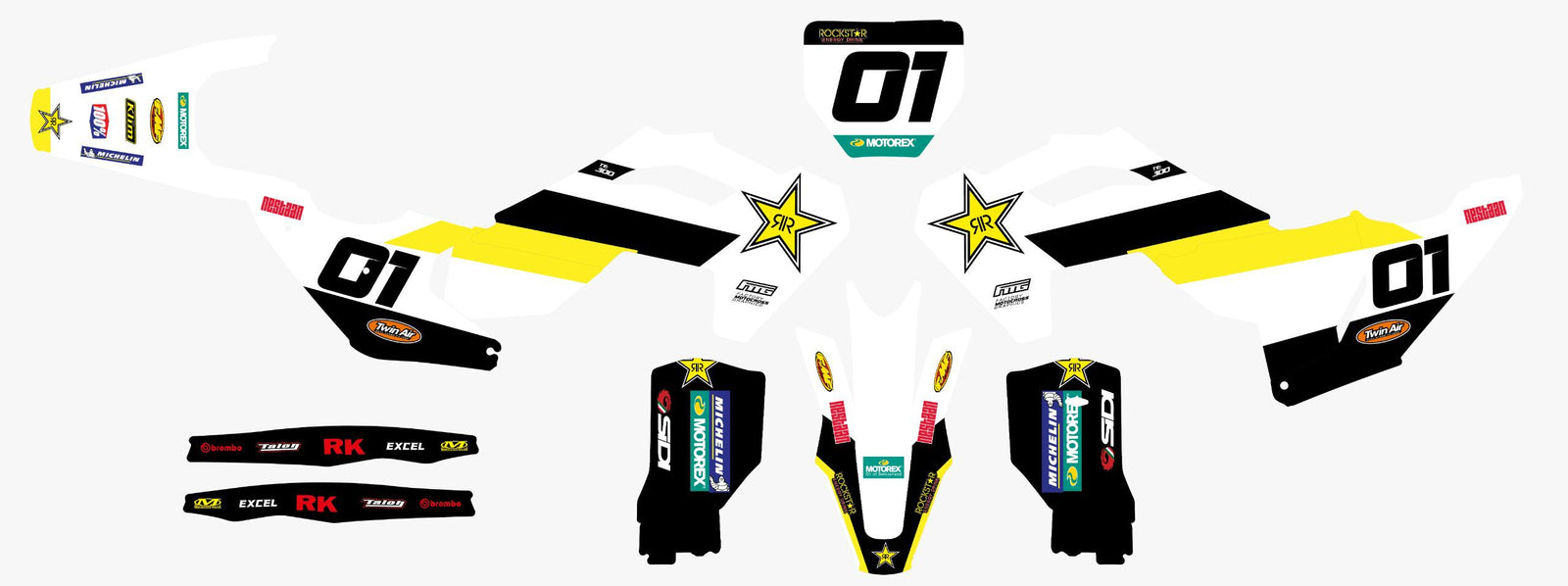 Kit graphique Husqvarna Factory Enduro