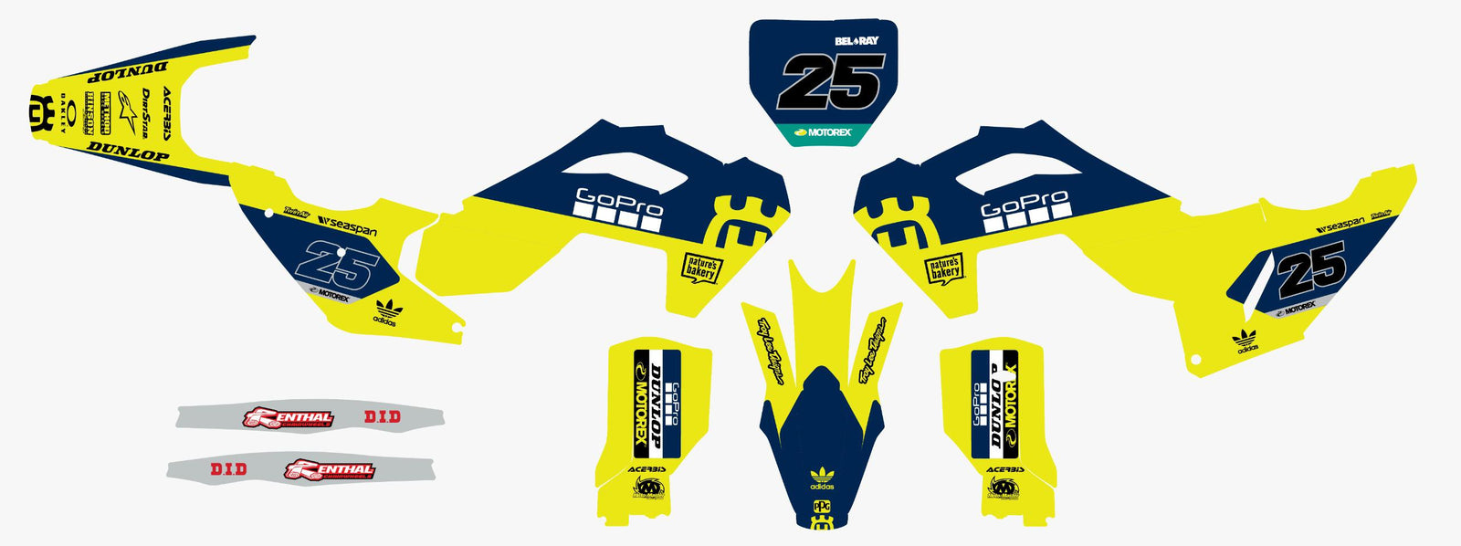 Husqvarna Factory Style Graphics Kit