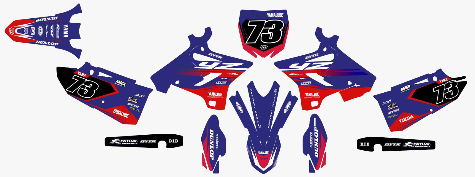 Yamaha Rode Graphics Kit