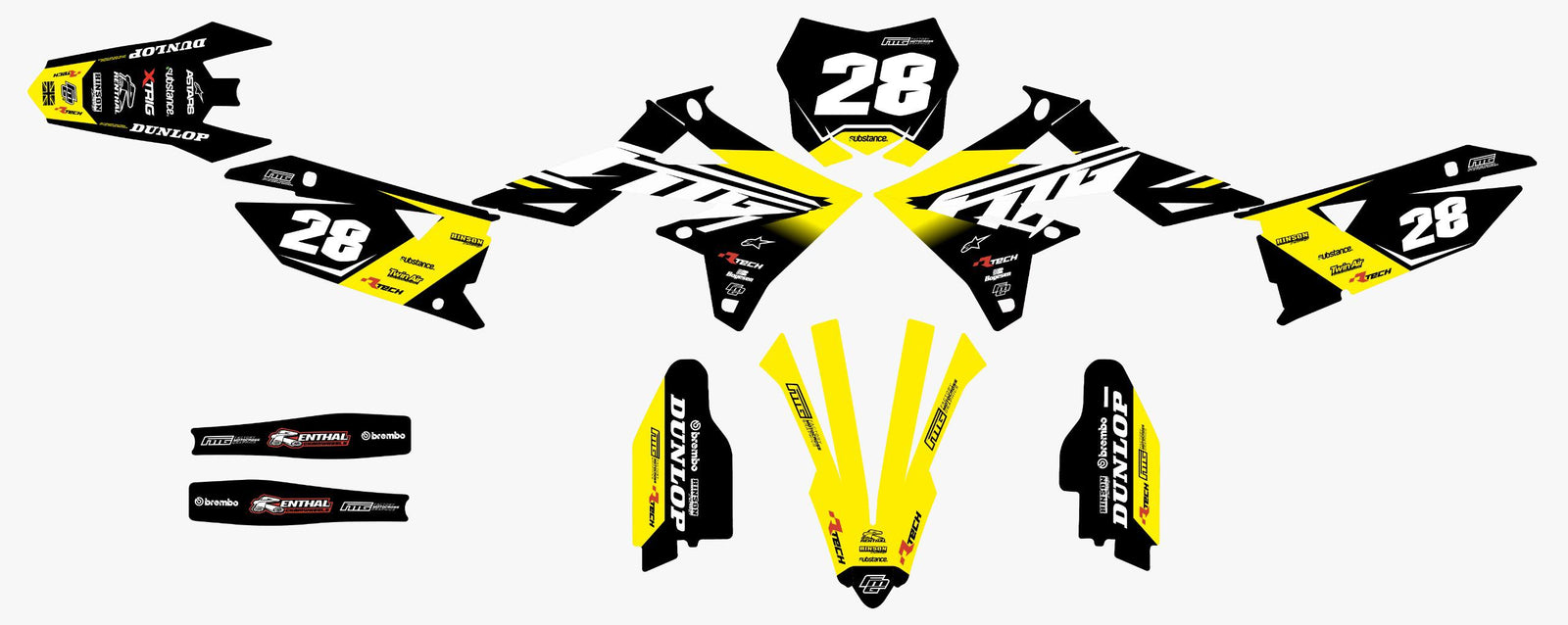 Suzuki Hybrid Factory Graphics Kit